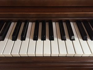 Douglas Lee Music - piano keyboard front view